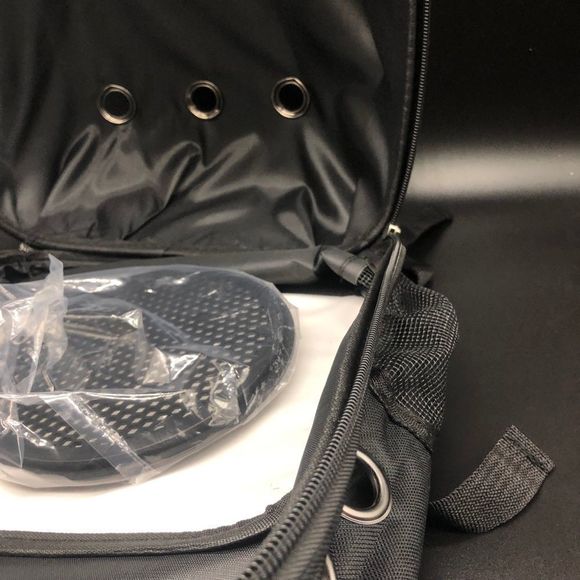 Zebra Pattern Space Capsule Pet Backpack Carrier for Small Pet for Cat & Dogs - Picture 9 of 11